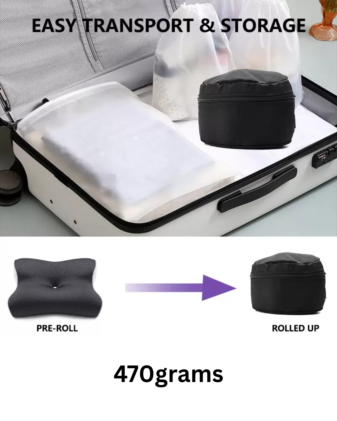 Orthopaedic travel pillow